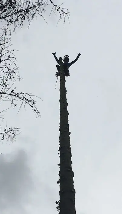 Wir sind natürlich alle schwindelfrei