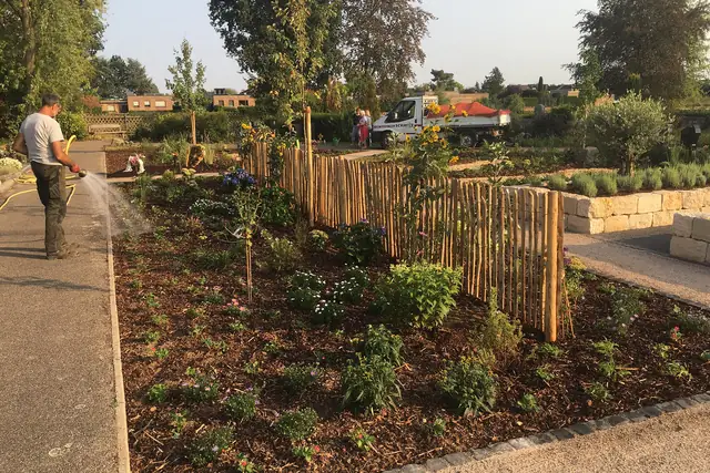 Entstehung des Bestattungsgartens Pulheim – Bauphase, Aufnahme 4 von 32