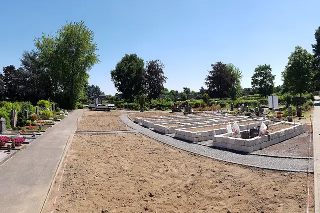Entstehung des Bestattungsgartens Pulheim – Bauphase, Aufnahme 13 von 32