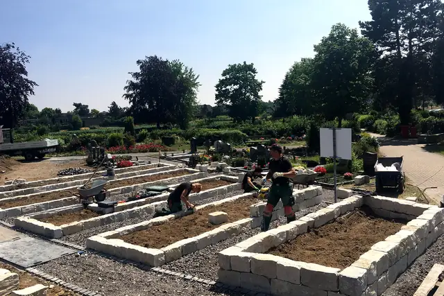 Entstehung des Bestattungsgartens Pulheim – Bauphase, Aufnahme 15 von 32