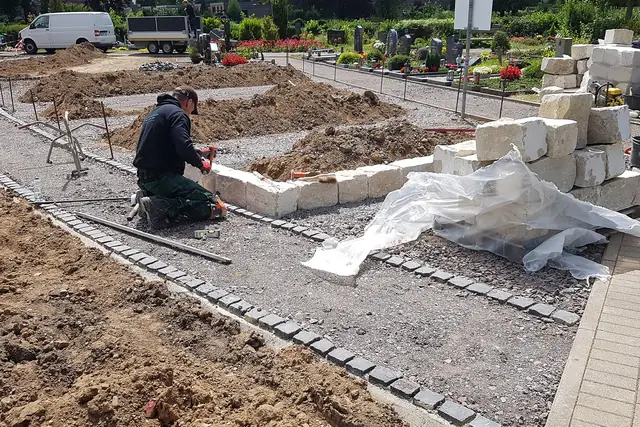 Entstehung des Bestattungsgartens Pulheim – Bauphase, Aufnahme 17 von 32