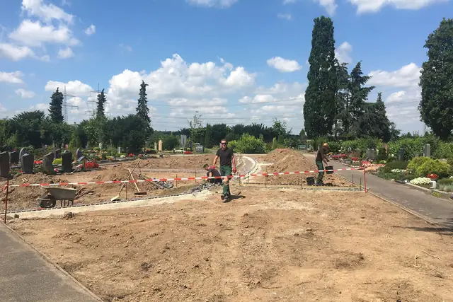 Entstehung des Bestattungsgartens Pulheim – Bauphase, Aufnahme 20 von 32