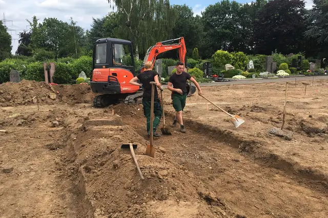 Entstehung des Bestattungsgartens Pulheim – Bauphase, Aufnahme 22 von 32